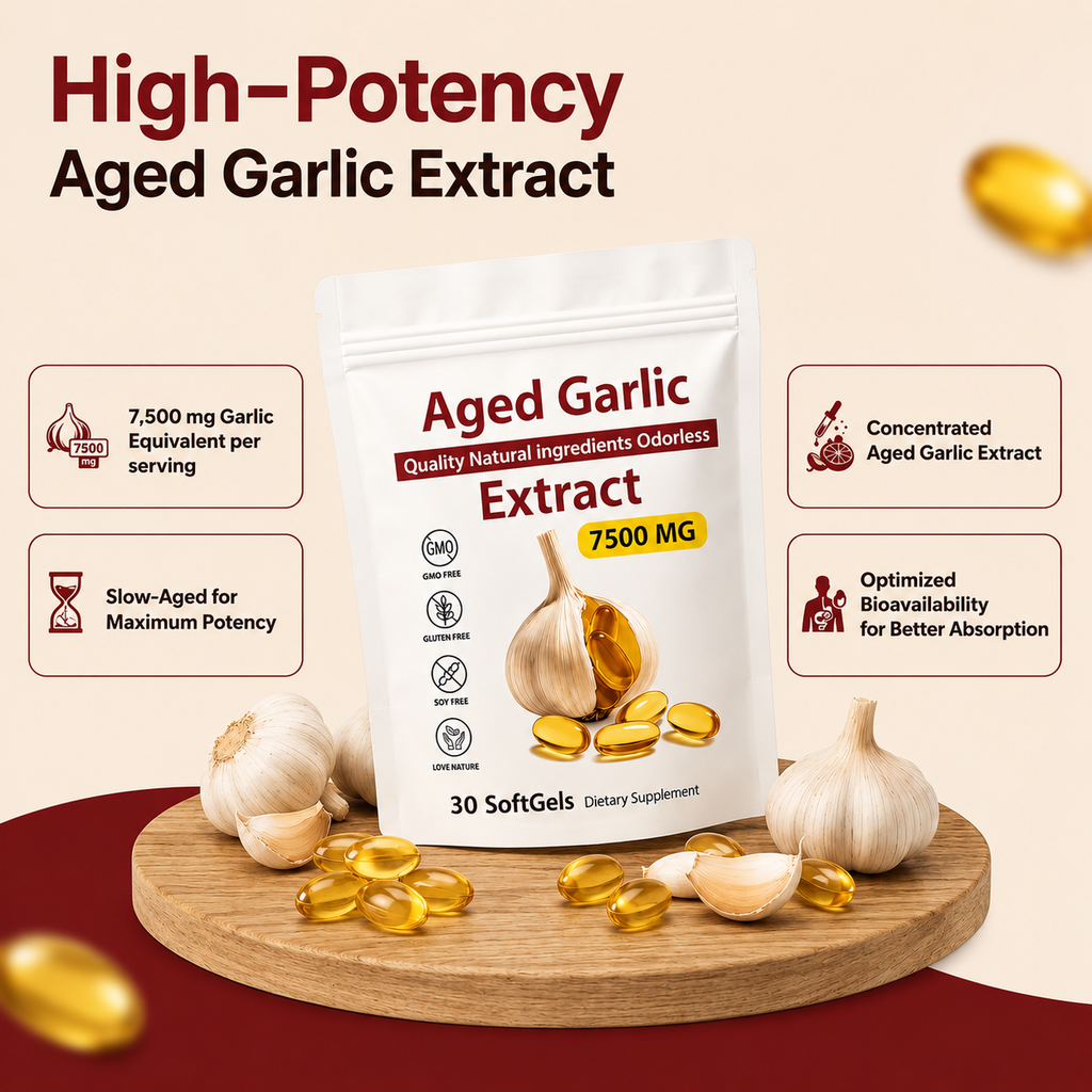 Niroa Aged Odorless Garlic SoftGels