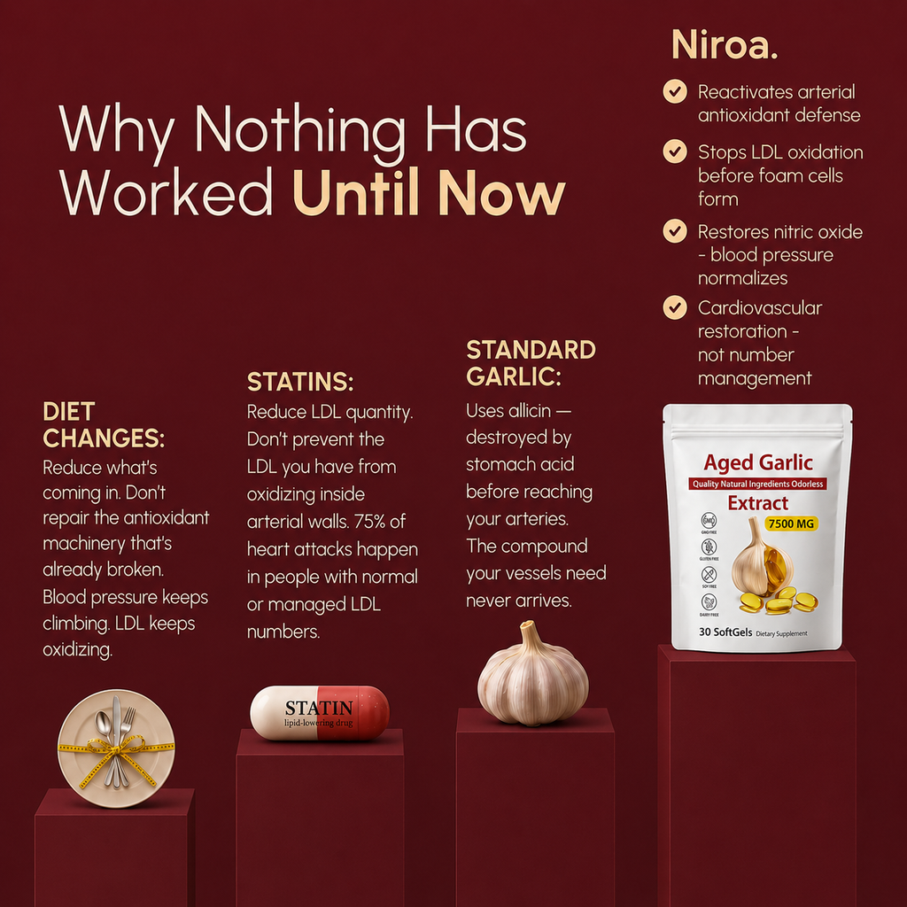Niroa Aged Odorless Garlic SoftGels