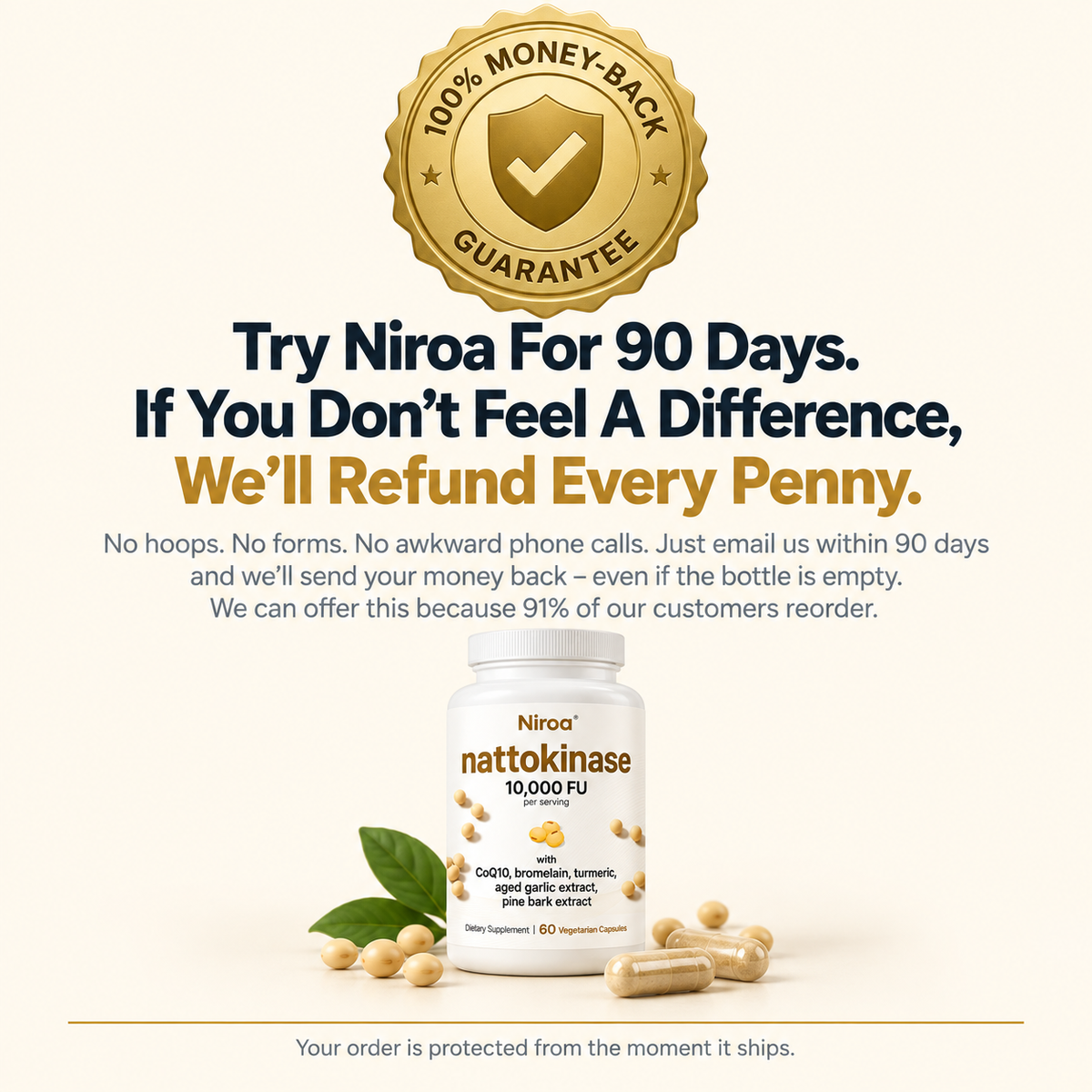 Niroa Nattokinase 10,000 FU